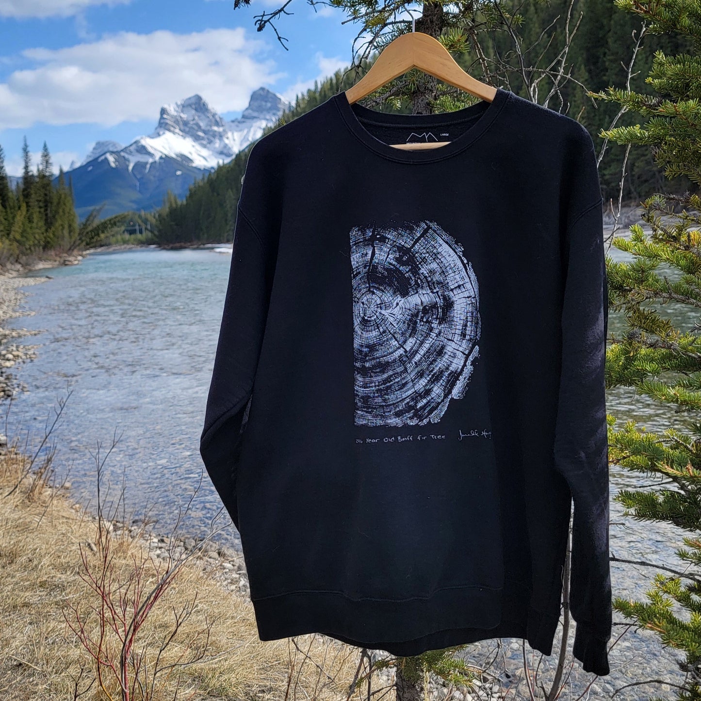 296 Year Old Banff Fir Tree Crew Neck