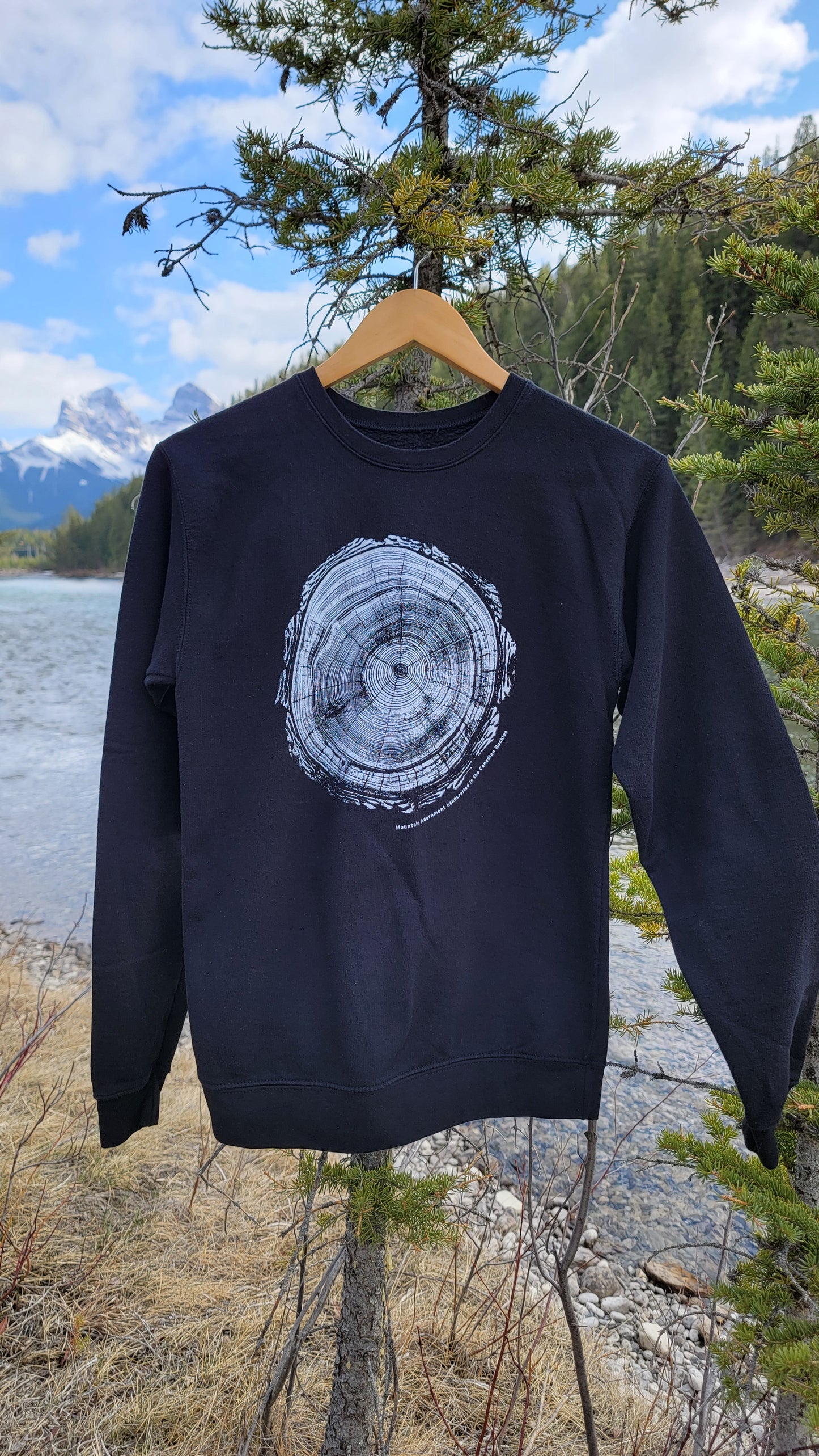 Wood Slice Crew Neck