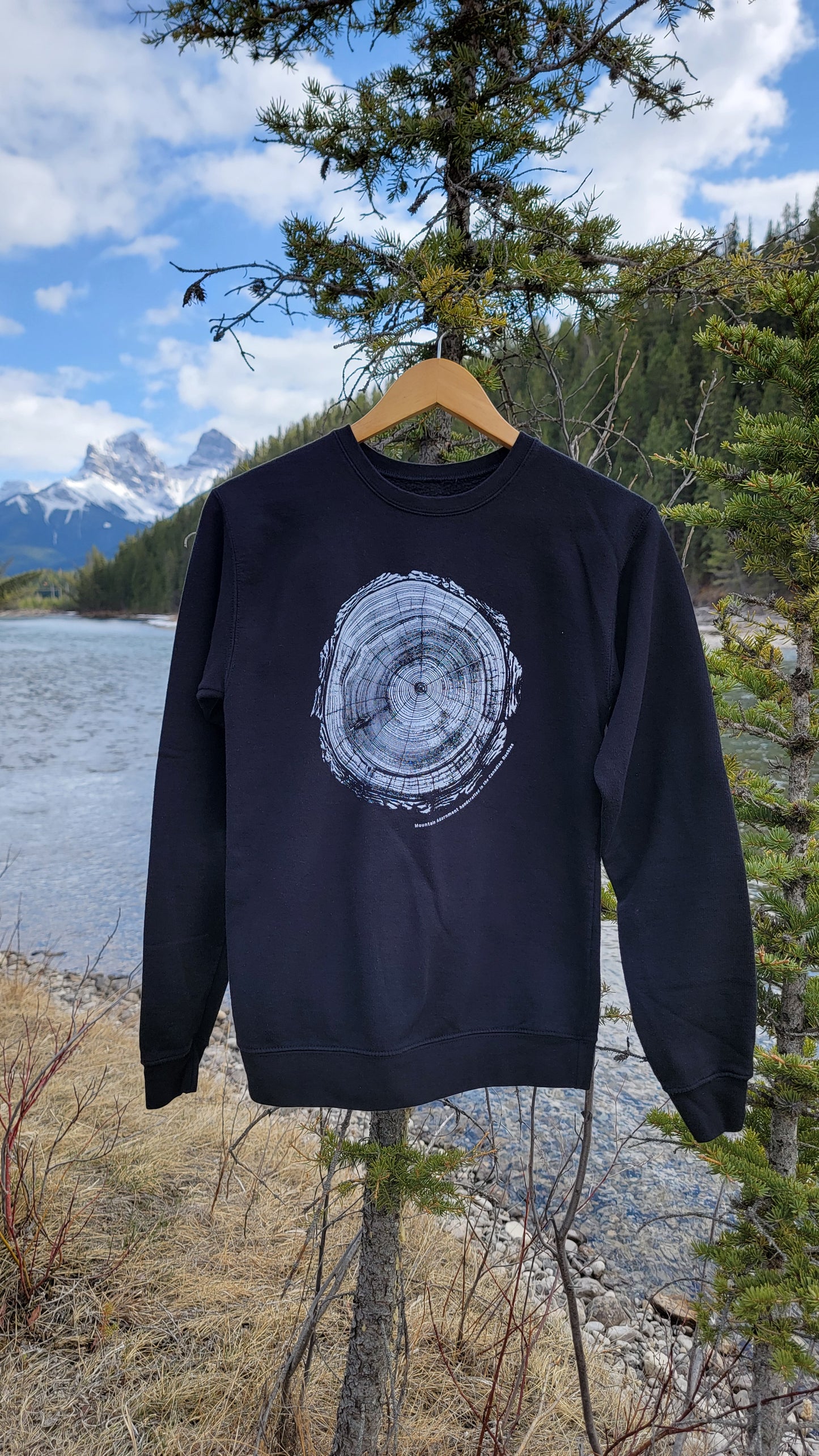 Wood Slice Crew Neck