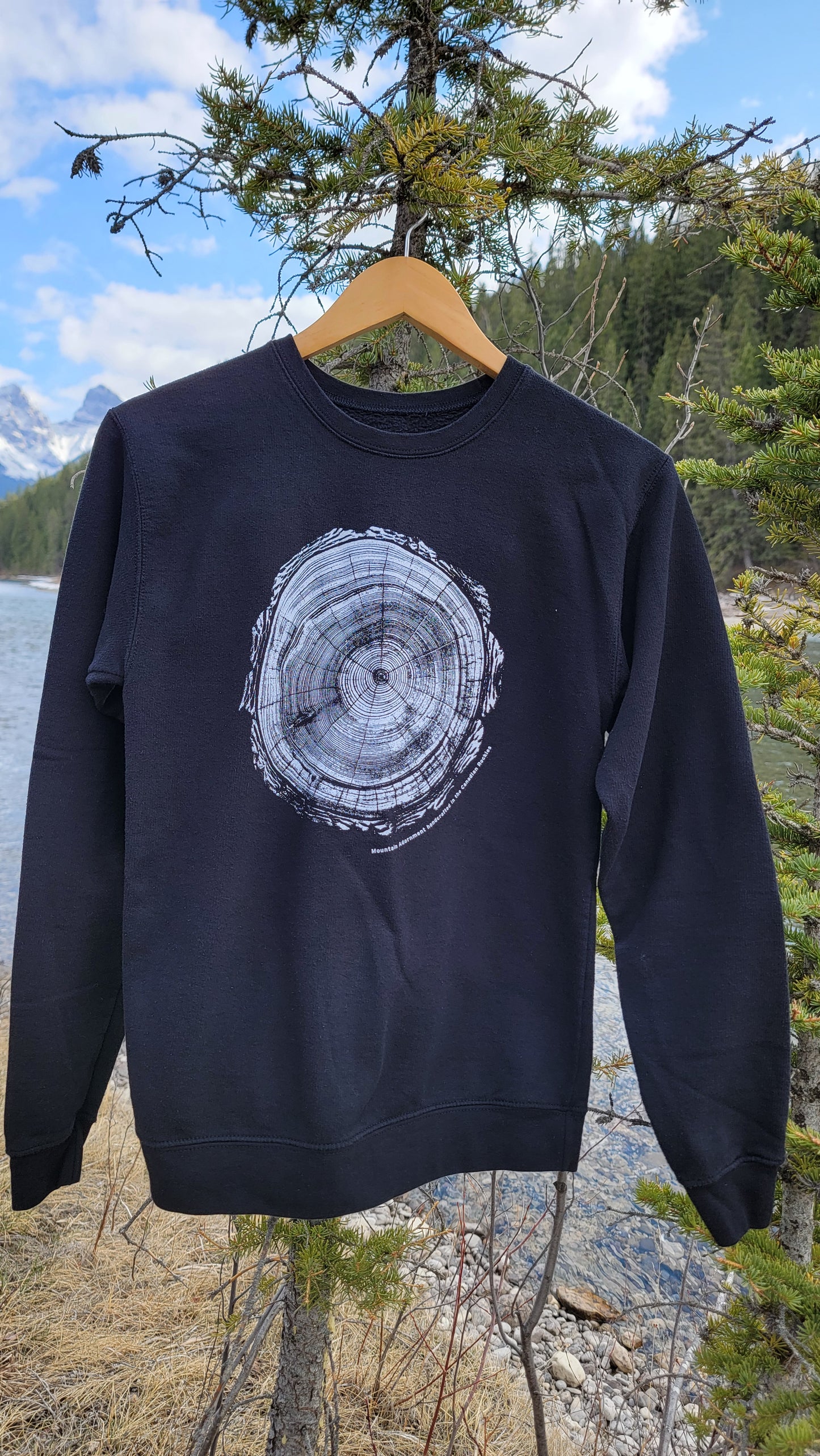 Wood Slice Crew Neck