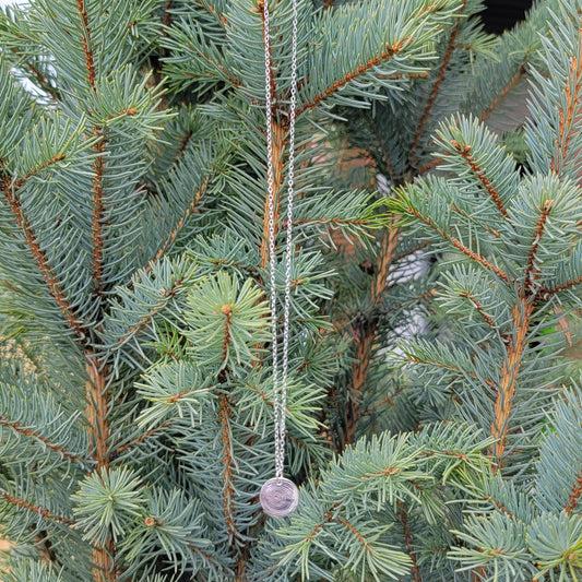 Fir Tree Rings Necklace