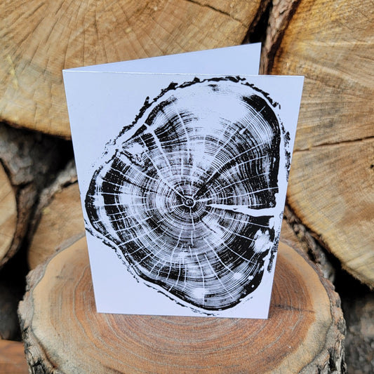 111 Year Old Banff Fir Tree Greeting Card