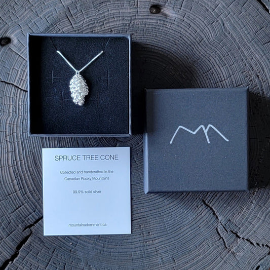 Spruce Tree Cone Necklace